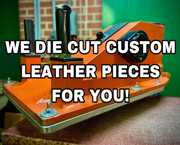 Custom Die Cut Leather Pieces
